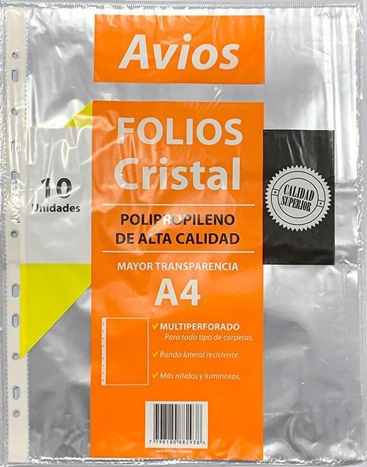 Folio A4 X10 unidades - Avíos 